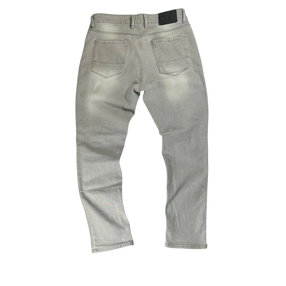 John Players‎ Skinny Jeans Mens 36 Light Grey Stretch Denim